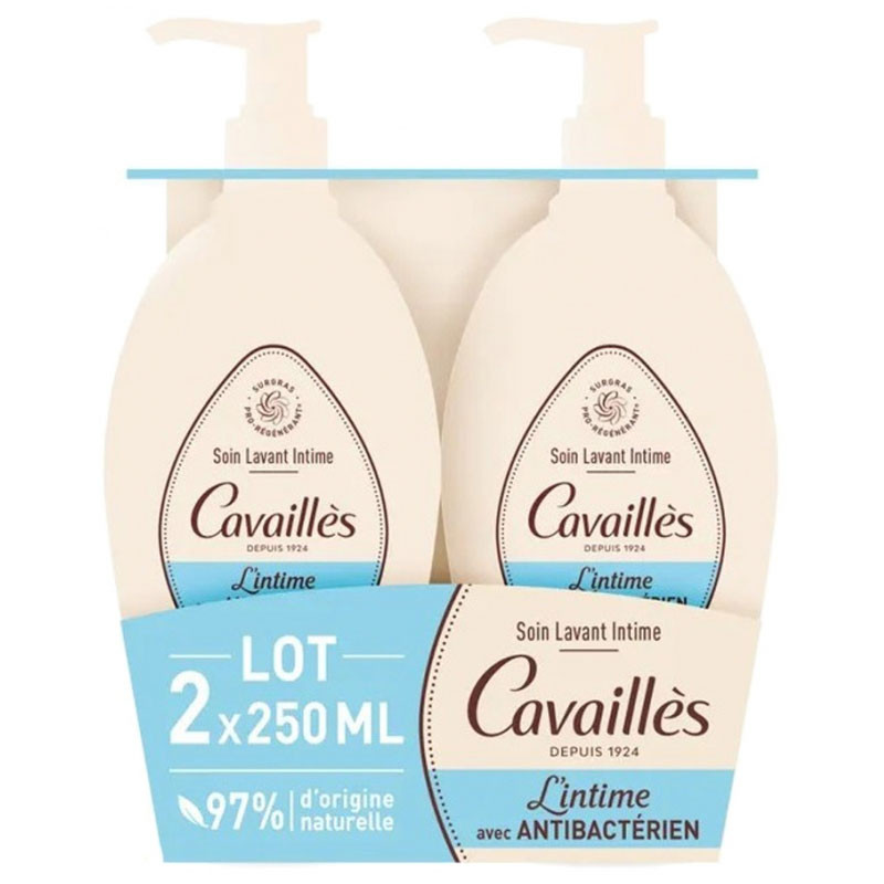 L'INTIME ANTIBACTÉRIEN LOT DE 2 X 250ML ROGE CAVAILLES