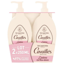 L'INTIME EXTRA-DOUX LOT DE 2 X 250ML ROGE CAVAILLES