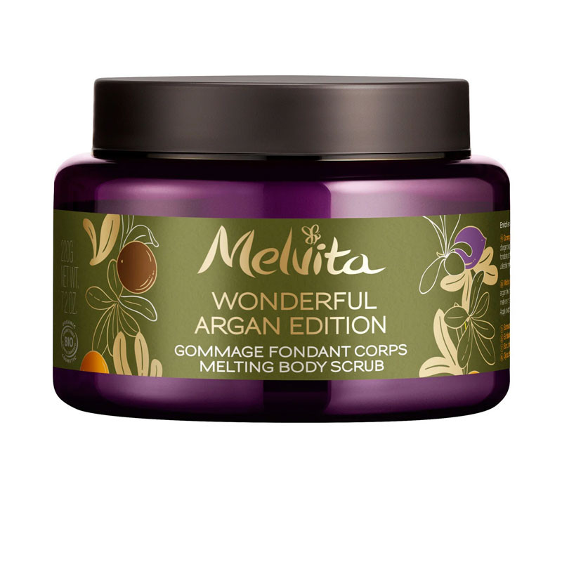 WONDERFUL ARGAN EDITION GOMMAGE FONDANT CORPS BIO 220G MELVITA