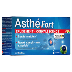 ASTHÉ FORT ÉPUISEMENT CONVALESCENCE 10 DOSES 3C PHARMA