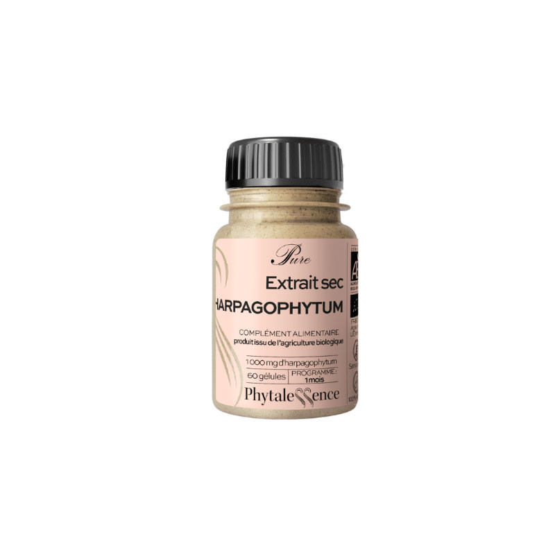 EXTRAIT SEC D' HARPAGOPHYTUM BIO 60 GELULES PHYTALESSENCE