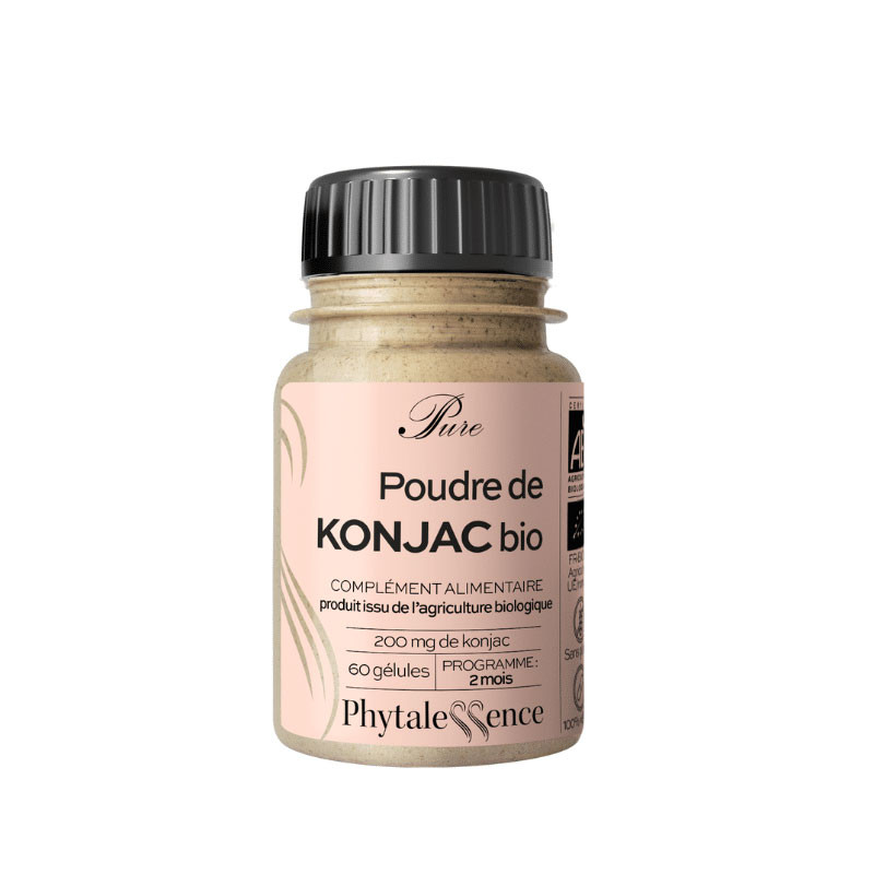 POUDRE DE KONJAC BIO 60 GELULES PHYTALESSENCE