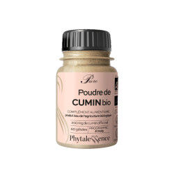 POUDRE DE CUMIN BIO 60 GELULES PHYTALESSENCE