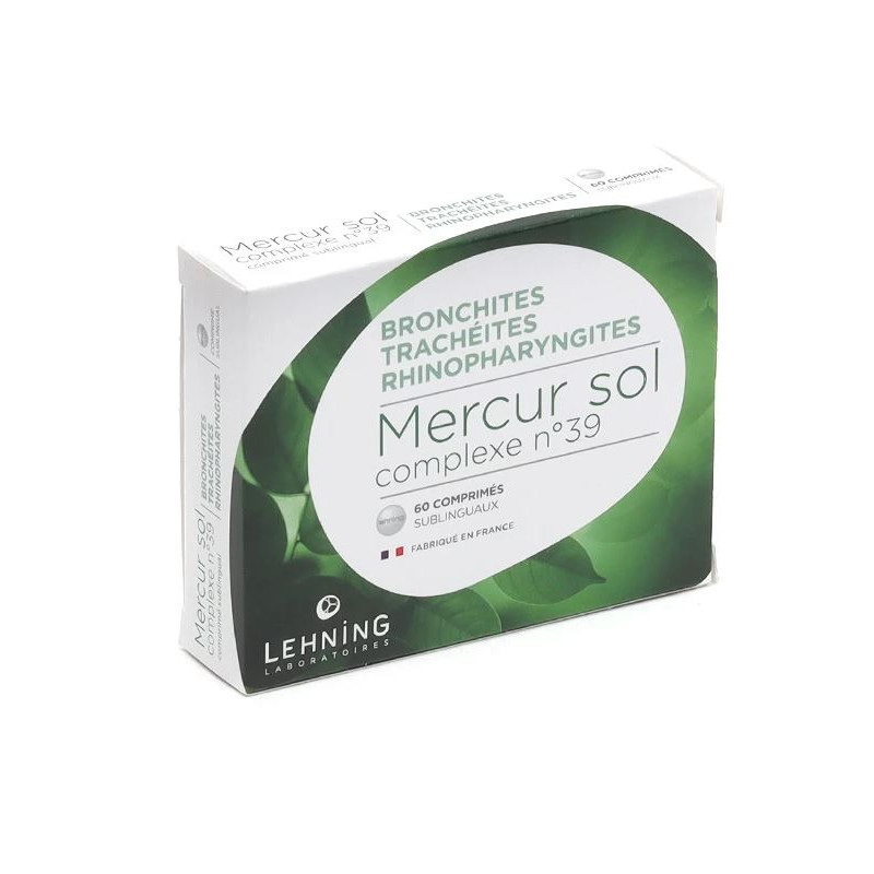 MERCUR SOL COMPLEXE 39 COMPRIMES LEHNING MERCUR SOL COMPLEXE 39 COMPRIMES LEHNING