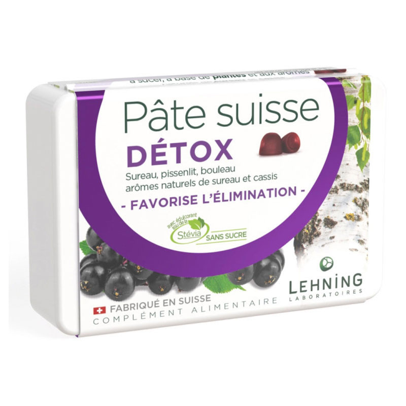 PATE SUISSE DETOX 40 GOMMES LEHNING PATE SUISSE DETOX 40 GOMMES LEHNING