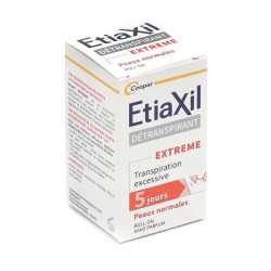 DETRANSPIRANT EXTRÊME AISSELLES ROLL ON PEAUX NORMALES 15ML ETIAXIL