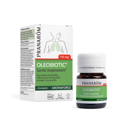 AROMAFORCE OLEOBIOTIC 150MG SANTÉ RESPIRATOIRE 15 CAPSULES PRANAROM