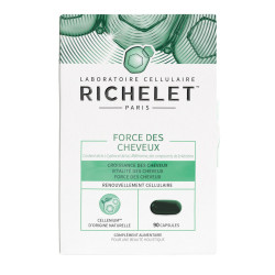 CHEVEUX FORCE COMPLÉMENT ALIMENTAIRE 90 CAPSULES RICHELET