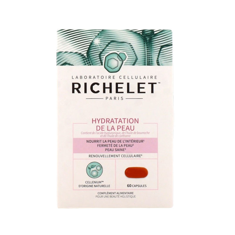 HYDRATATION DE LA PEAU COMPLÉMENT ALIMENTAIRE 60 CAPSULES RICHELET