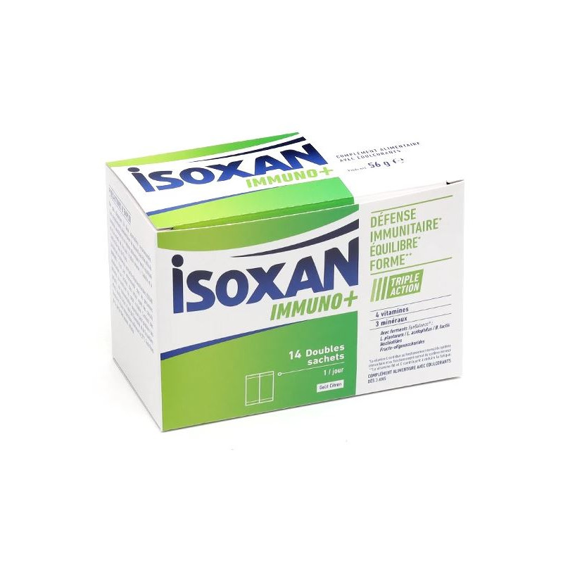 ISOXAN IMMUNO+ 14 DOUBLES SACHETS