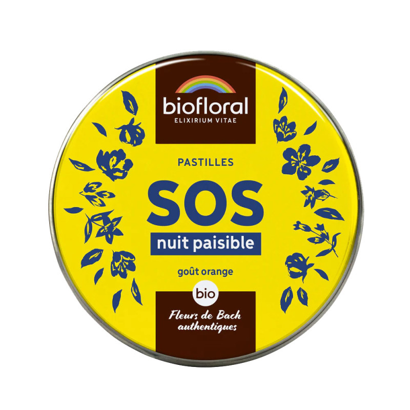 SOS NUIT PAISIBLE PASTILLES BIO X50G BIOFLORAL SOS NUIT PAISIBLE PASTILLES BIO X50G BIOFLORAL