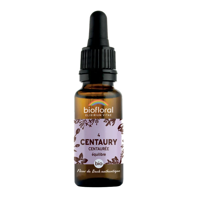 FLEURS DE BACH ELIXIR DE VIE CENTAURÉE EQUILIBRE BIO GOUTTES 20ML BIOFLORAL FLEURS DE BACH ELIXIR DE VIE CENTAURÉE EQUILIBRE BIO GOUTTES 20ML BIOFLORAL
