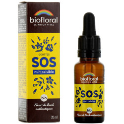 SOS NUIT PAISIBLE BIO GOUTTES 20ML BIOFLORAL