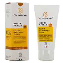 CICAMANUKA FLUIDE HYDRATANT VISAGE au Miel de Manuka IAA 15+ 40ml