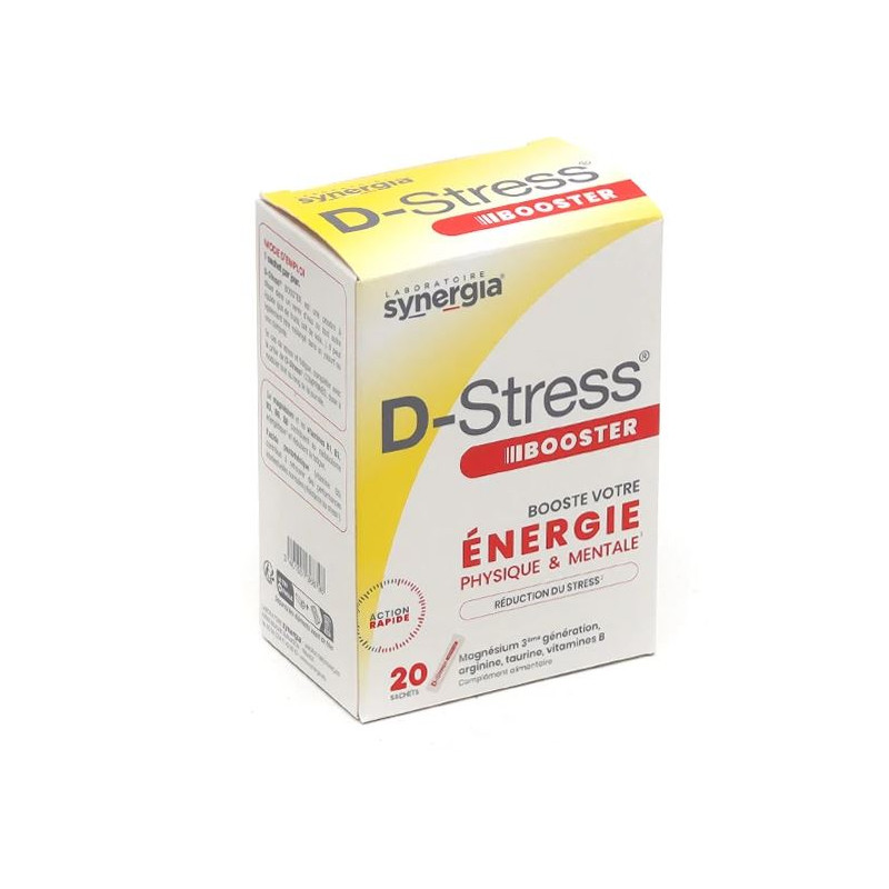 D-STRESS BOOSTER ÉNERGIE 20 SACHETS SYNERGIA