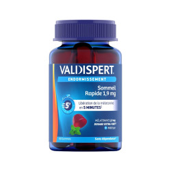 VALDISPERT ENDORMISSEMENT MELATONINE 1.9 MG 60 GOMMES