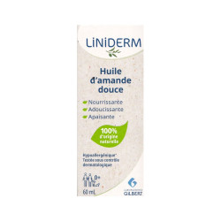 LINIDERM HUILE AMANDE DOUCE 60ML GILBERT LABORATOIRES