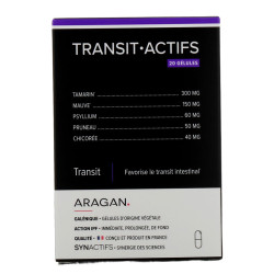 TRANSIT-ACTIFS 20 GELULES ARAGAN