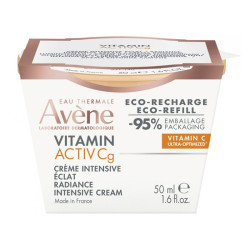 VITAMIN ACTIV Cg ECO RECHARGE CREME INTENSIVE ÉCLAT 50ML AVENE