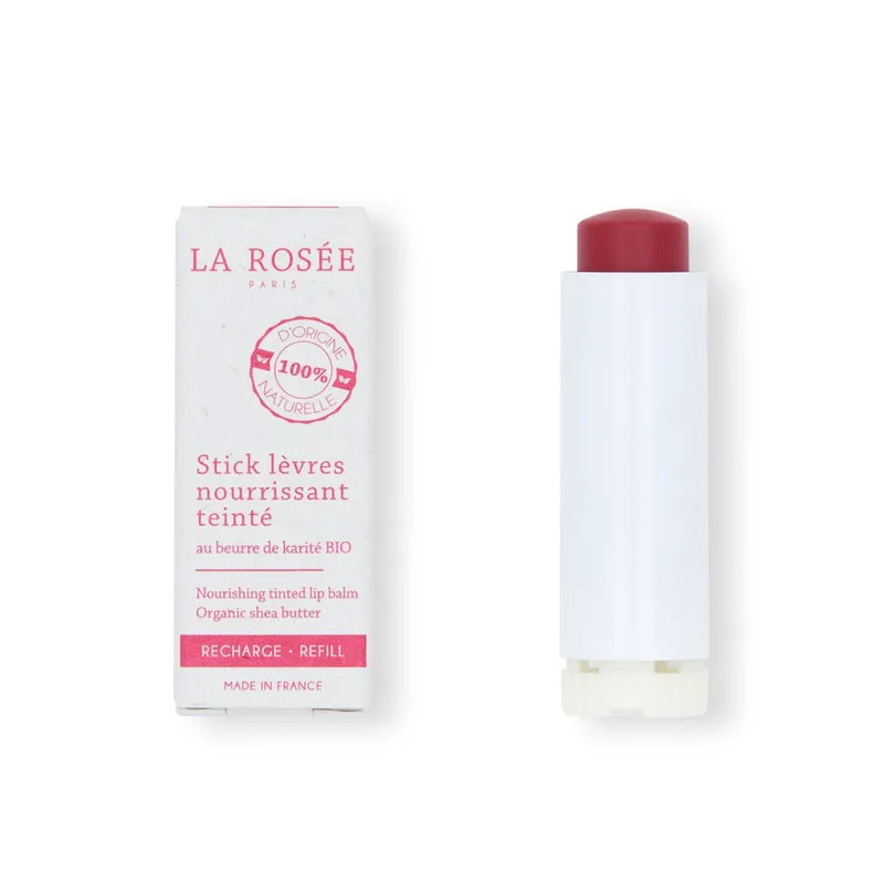 STICK LEVRES BIO NOURRISSANT TEINTÉ FRAMBOISE ECO RECHARGE 4.5G LA ROSÉE PARIS STICK LEVRES BIO NOURRISSANT TEINTÉ FRAMBOISE ECO RECHARGE 4.5G LA ROSÉE PARIS