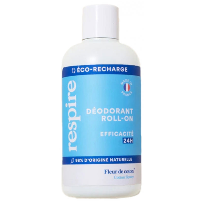 RESPIRE ECO-RECHARGE DEODORANT ROLL ON COTON 150ML