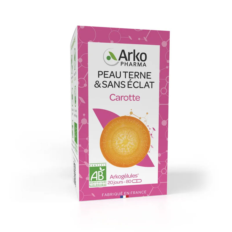 ARKOGELULES CAROTTE BIO 80 GELULES ARKOPHARMA