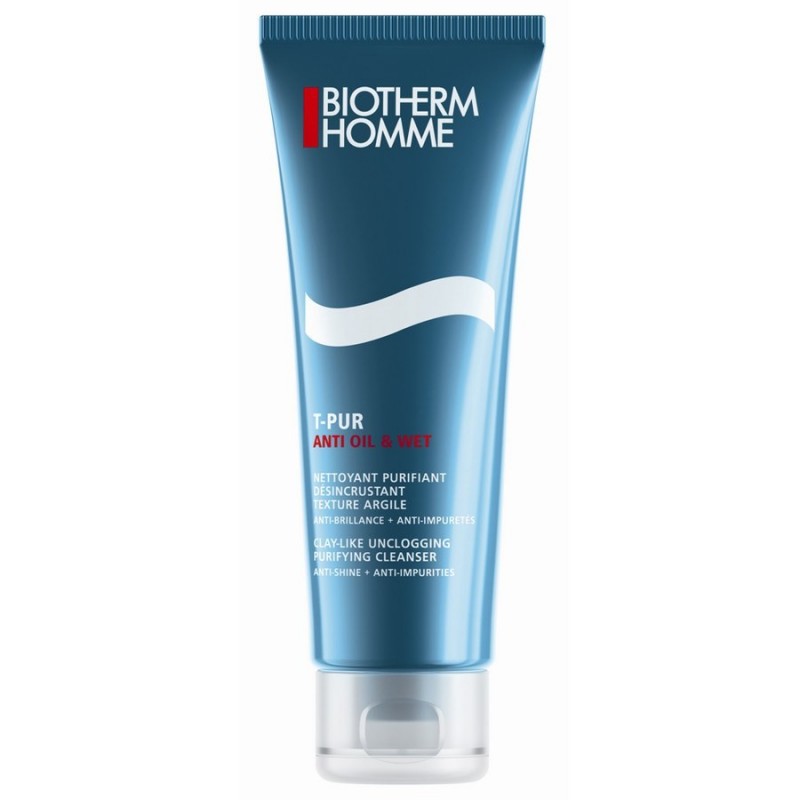 T-PUR ANTI OIL & WET NETTOYANT PURIFIANT Tube de 125 ml BIOTHERM HOMME T-PUR ANTI OIL & WET NETTOYANT PURIFIANT Tube de 125 ml BIOTHERM HOMME
