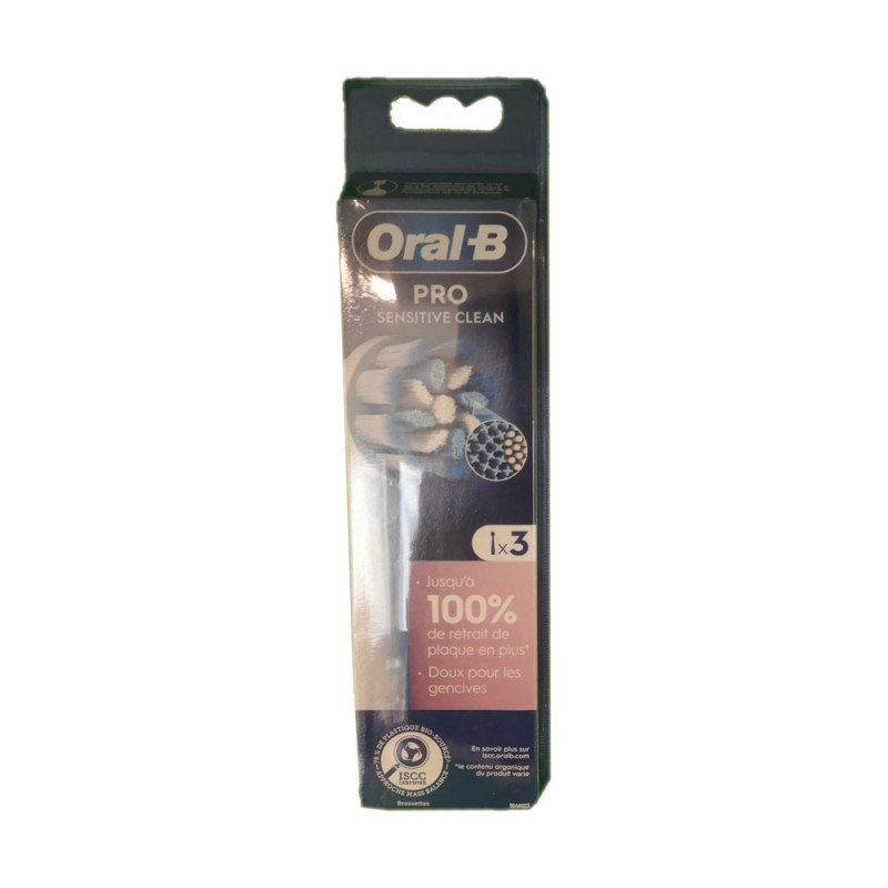 BROSSETTES PRO SENSITIVE CLEAN X3 ORAL B BROSSETTES PRO SENSITIVE CLEAN X3 ORAL B