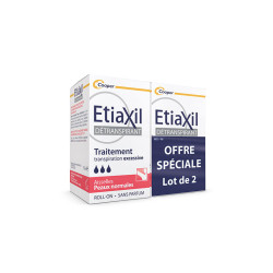 DETRANSPIRANT EXTRÊME AISSELLES ROLL ON PEAUX NORMALES LOT DE 2X15ML ETIAXIL