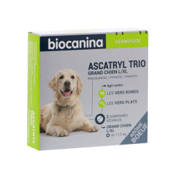 VERMIFUGE ASCATRYL TRIO L-XL CHIEN +17.5KG BIOCANINA