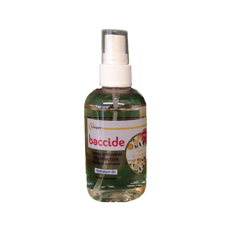 BACCIDE SPRAY ANTI-VIRAL MAINS & SURFACES FLEUR D'ORANGER 100ML