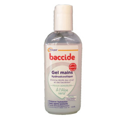 BACCIDE GEL MAINS HYDROALCOOLIQUE ALOE VERA 100ML