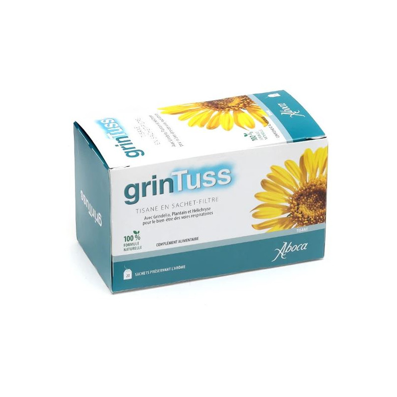 GRINTUSS TISANE 20 SACHETS ABOCA