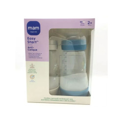 EASY START ANTI COLIQUE 2MOIS+ DEBIT MOYEN 2X260ML BLEU SABLE MAM