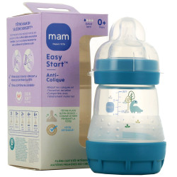 EASY START ANTI COLIQUE 0MOIS+ DEBIT LENT 160ML BLEU MAM