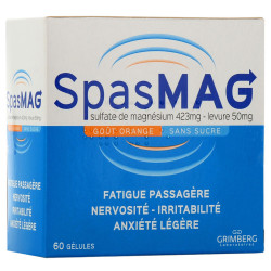 SPASMAG MAGNESIUM LEVURE 60 GELULES GRIMBERG