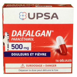 DAFALGAN 500MG 16 GELULES UPSA