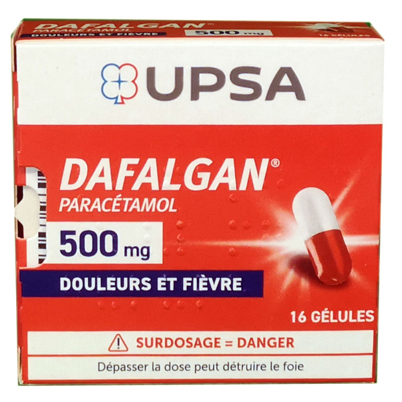 DAFALGAN 500MG 16 GELULES UPSA DAFALGAN 500MG 16 GELULES UPSA
