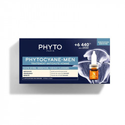 PHYTOCYANE MEN ANTICHUTE 12X3.5ML + SHAMPOOING 100ML OFFERT PHYTO