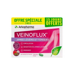 VEINOFLUX JAMBES LEGERES ET TONIQUES 60 GELULES ARKOPHARMA