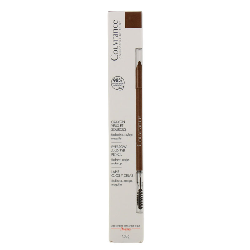 COUVRANCE CRAYON YEUX et SOURCILS BRUN AVENE