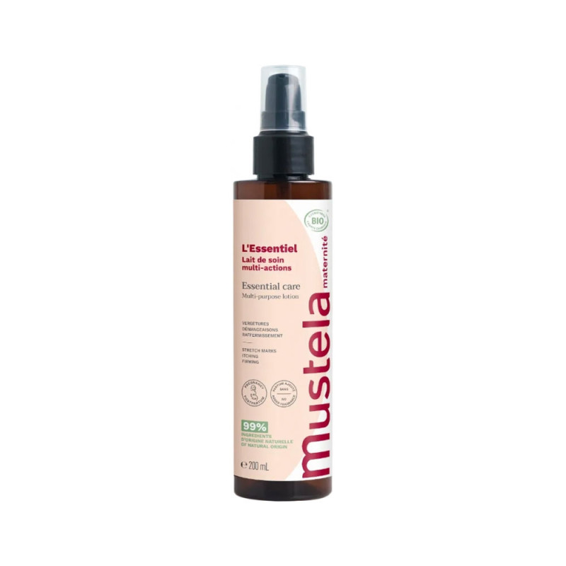 L'ESSENTIEL LAIT DE SOIN MULTI-ACTIONS MATERNITÉ 200ML MUSTELA L'ESSENTIEL LAIT DE SOIN MULTI-ACTIONS MATERNITÉ 200ML MUSTELA