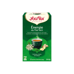 ENERGIE DU THE VERT BIO 17 SACHETS YOGI TEA