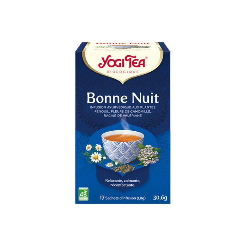 BONNE NUIT BIO 17 SACHETS YOGI TEA BONNE NUIT BIO 17 SACHETS YOGI TEA