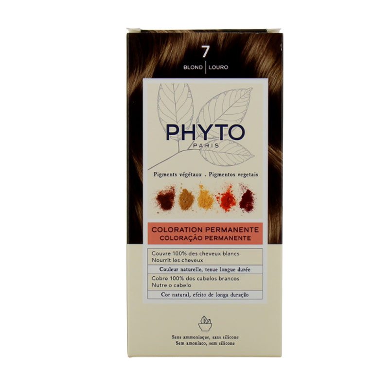 PHYTOCOLOR COLORATION PERMANENTE BLOND 7 PHYTO﻿