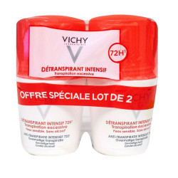 DEODORANT DETRANSPIRANT INTENSIF 72H LOT DE 2 ROLL ON VICHY