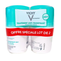 DEODORANT TRAITEMENT ANTI-TRANSPIRANT 48H BILLE  LOT DE 2 VICHY