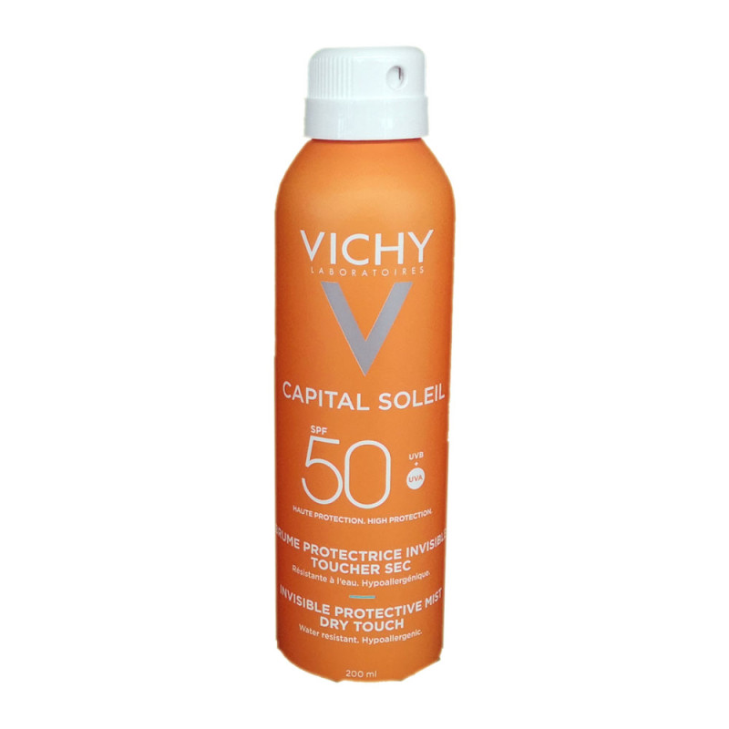 CAPITAL SOLEIL BRUME PROTECTRICE INVISIBLE TOUCHER SEC SPF50 200ML VICHY CAPITAL SOLEIL BRUME PROTECTRICE INVISIBLE TOUCHER SEC SPF50 200ML VICHY