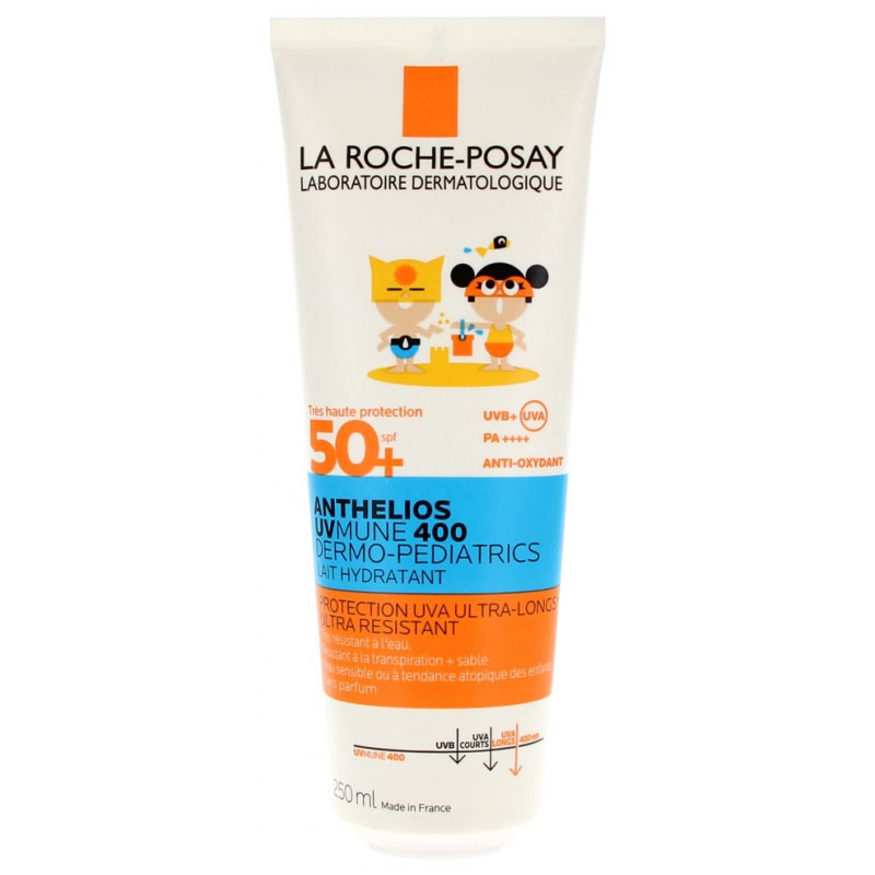 ANTHELIOS UVMUNE 400 DERMO PEDIATRICS LAIT HYDRATANT SPF50+ 250ML LA ROCHE POSAY ANTHELIOS UVMUNE 400 DERMO PEDIATRICS LAIT HYDRATANT SPF50+ 250ML LA ROCHE POSAY