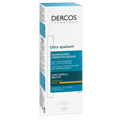 DERCOS ULTRA APAISANT SHAMPOOING DERMATOLOGIQUE CHEVEUX SECS 200ML VICHY